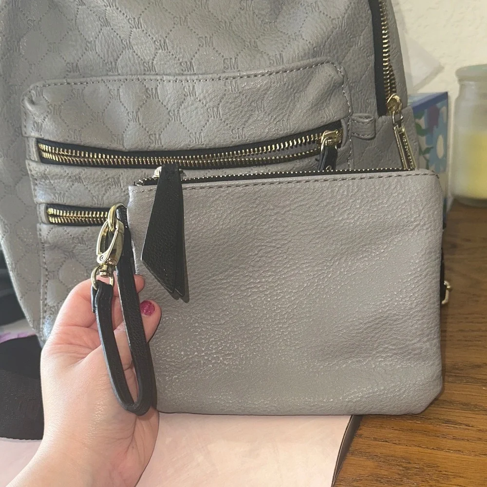 Steve Madden Mini Gray Backpack - Picture 15 of 16